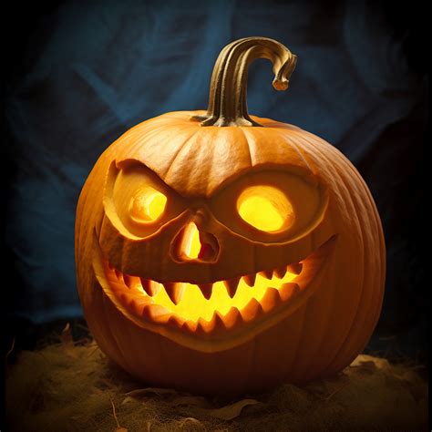 Scary Halloween Pumpkin Free Stock Photo - Public Domain Pictures