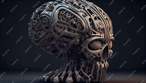 Digital Robot Brain Vector Image 的图像结果