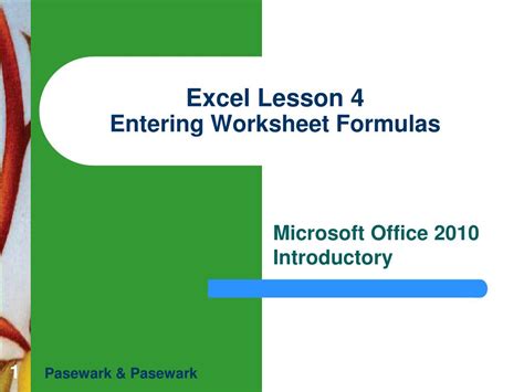 Image result for Excel Formulas Lesson