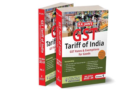 Buy R.K. Jain's GST Tariff of India with GST Rates/Exemptions of Goods ...