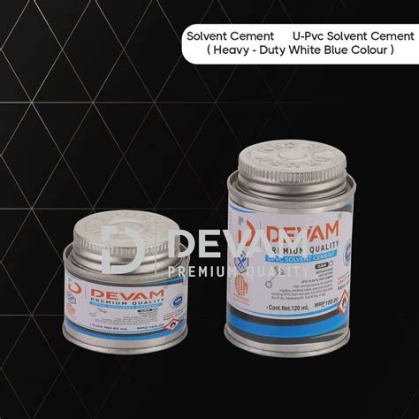 Pvc Solvent Cement - DEVAM Medium Duty Pvc Solvent Cement clear 60ml to ...