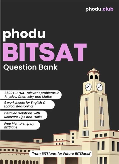 Phodu BITSAT Question bank - 2025 Edition: Buy Phodu BITSAT Question ...