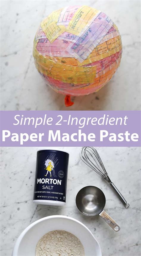 Paper Mache Paste Recipe - | Paper mache paste, Paper mache, Paper ...