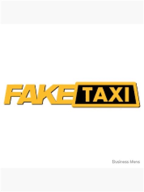 "fake taxi sticker for car meaning" Poster for Sale by Khaireddinoffi ...
