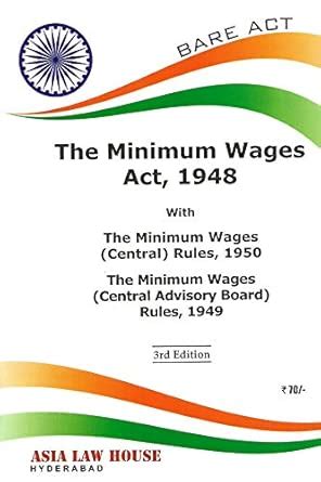 Buy The Minimum Wages Act, 1948 Book Online at Low Prices in India ...