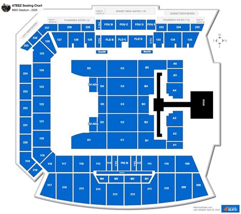 BMO Stadium Concert Seating Chart - RateYourSeats.com