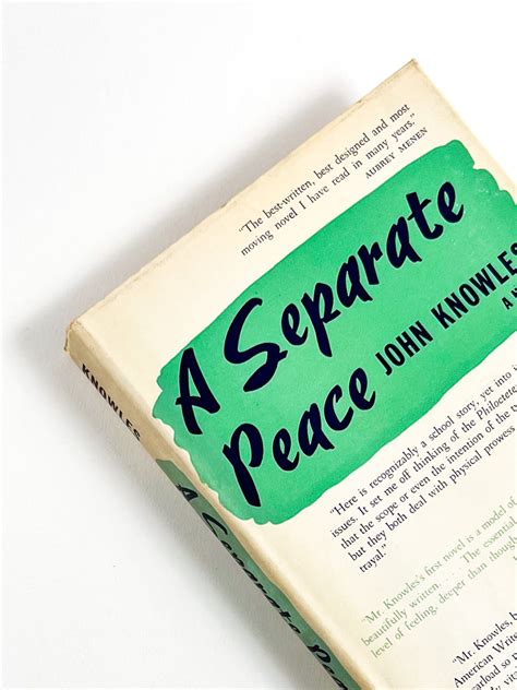 A SEPARATE PEACE | John Knowles | First printing