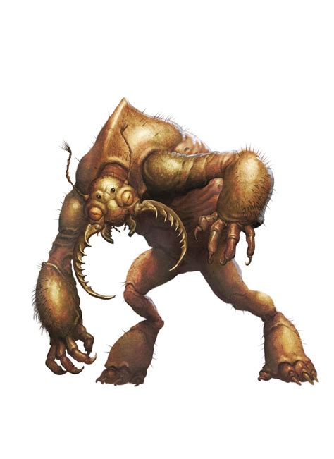 Umber Hulk (from the D&D fifth edition Monster Manual). Art by Cory ...