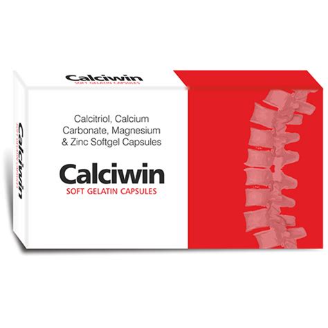 CALCIWIN SoftGel Capsules Zee Laboratories Ltd.