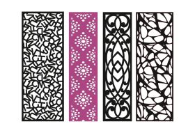 Jali designs for CNC cutting in laser ready PNG format - Photo #7386 ...