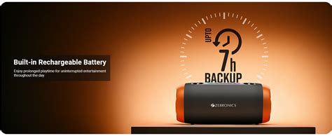 ZEBRONICS Sound Feast 85, Portable Bluetooth Speaker, 30 Watts, Upto 7 ...