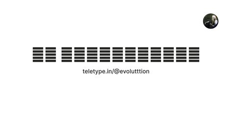 by Evolutttion — Teletype
