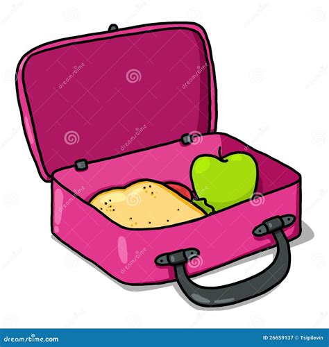 Empy Lunch Box Clip Art
