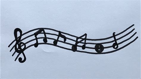 Drawings Of Music Notes at Arthur Dwyer blog