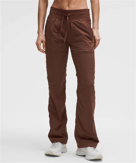 Lululemon Dance Studio Mid-rise Pants Regular In Brown | ModeSens