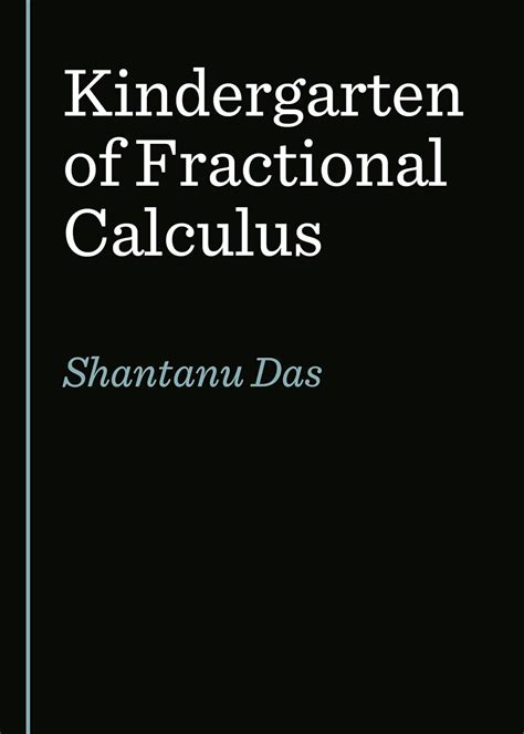 Buy Kindergarten of Fractional Calculus Book Online at Low Prices in ...