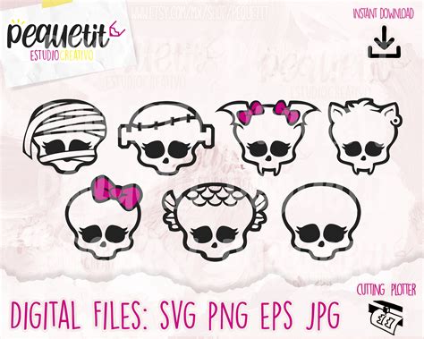 Printable Monster High Skull
