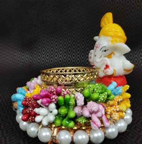 Ganesh Ji Decorative Candle🕯Holder | Diya Stand for Ganesh Chaturthi 🕉 ...