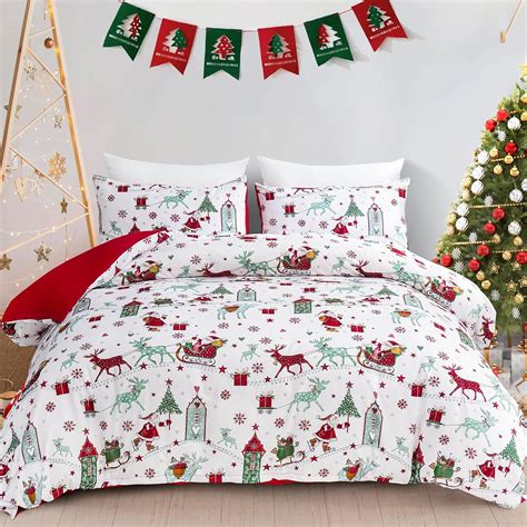 Christmas Duvet Cover White at Tayla Bruton blog