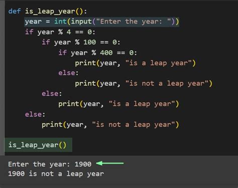 Image result for Python Leap Year Program
