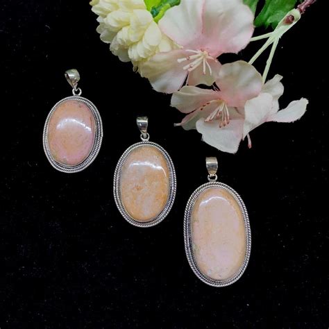 Orange Phosphosiderite Silver pendants online at Talk to Crystals