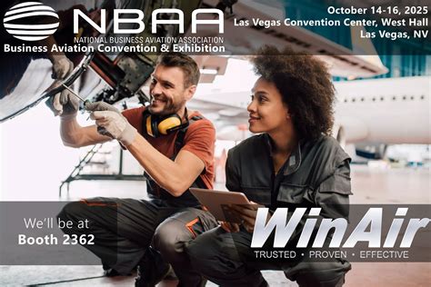 NBAA-BACE 2025 - WinAir - Aviation Management Software (Operator ...