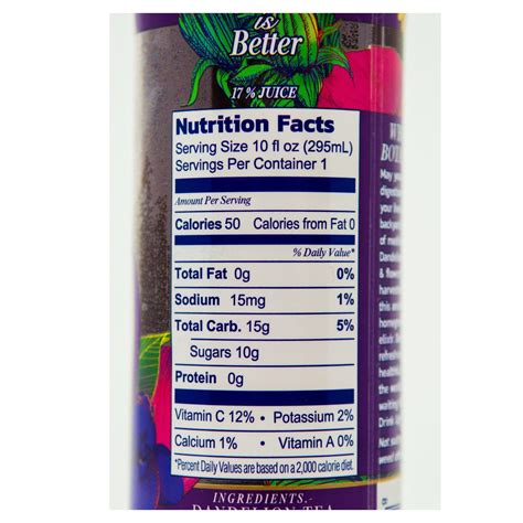 Lipton Berry Hibiscus Tea Nutrition - Hibiscus Tea Benefit