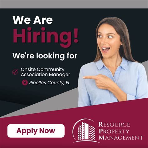 We're hiring Community Association Managers for onsite and portfolio ...