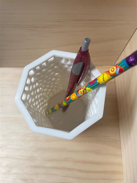 3D Printed Pencil Holder - Etsy