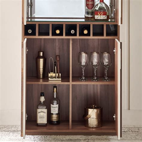 Buy Shoji Bar Cabinet - Brown from Home Centre at just INR 27999.0