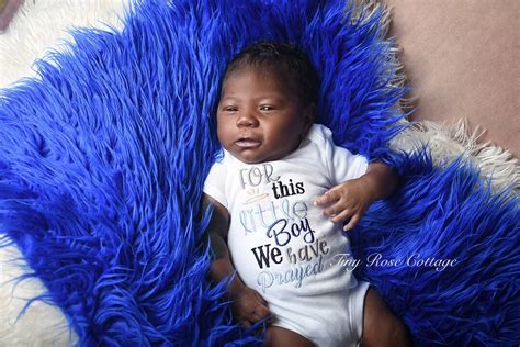 Buy For This Little Boy We Have Prayed Embroidered Bodysuit Boys Online ...