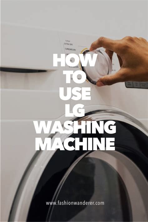 Image result for How to Use a LG Washing Machine