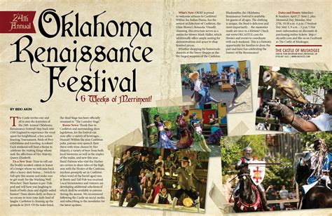 24th Annual Oklahoma Renaissance Festival | Oklahoma renaissance ...