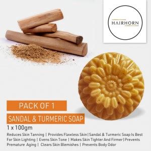 HairHorn Sandal Turmeric Bathing Soap (100 g) - Price in India, Buy ...