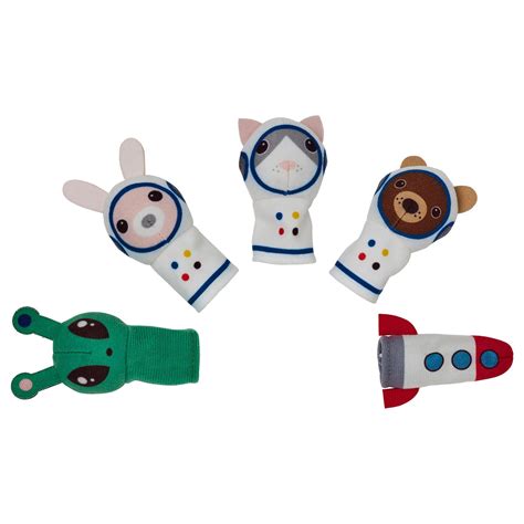 AFTONSPARV 5-piece finger puppet set, multicolour - IKEA