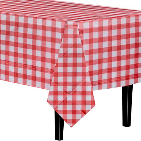 Red Gingham Tablecloth | Red and White Gingham Tablecloth