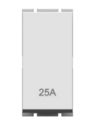 Fybros 25A 1 Way Switch 1 M Grace (Pure White) | Elesto| Havells