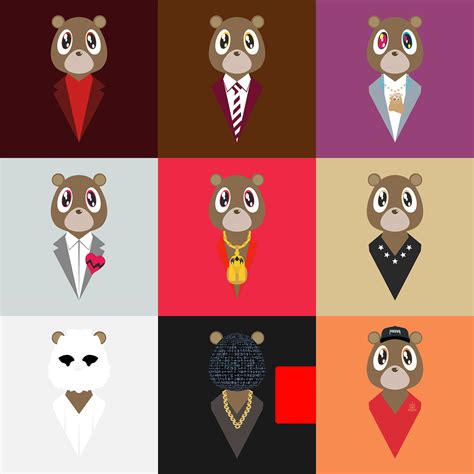 Kanye West Graduation Bear Logo