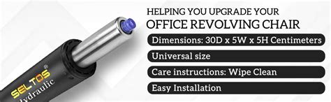 SELTOS Metal Heavy Duty Office Chair Hydraulic Gas Lift Cylinder ...