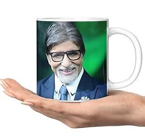 Buy PrintingZone Amitabh Bachchan Mug Big B Mug Bollywood Hero Cup ...