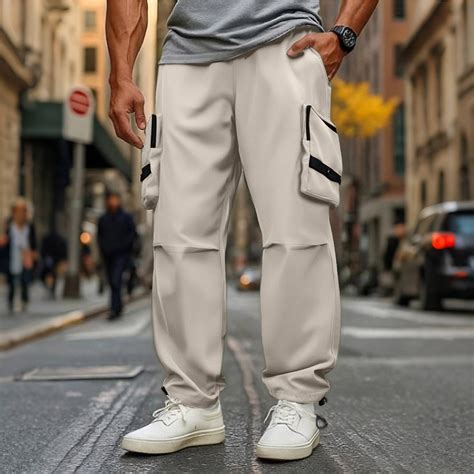 Muscularfit Carpenter Golf Pants Khaki Parachute Men Pants Cargo Full ...