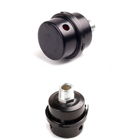 Chiloskit 2Pcs G1/2 Thread Metal Air Compressor Intake Filter Noise ...