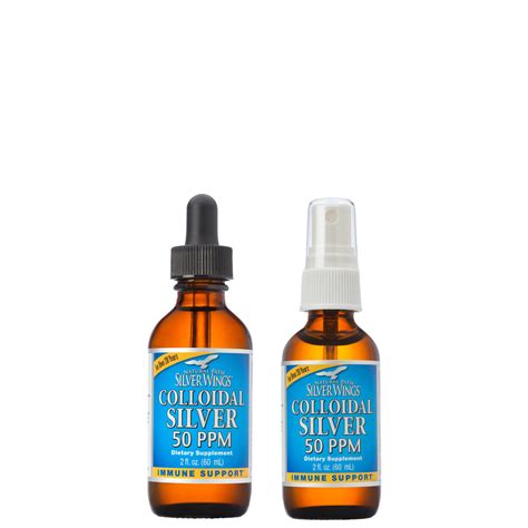 Colloidal Silver 50 PPM - Natural Path Silver Wings 50ppm colloidal silver