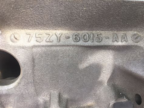 How to Tell Ford Engine by Block Code 的图像结果