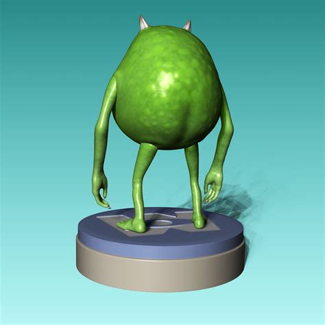 3D file Mike Wazowski from Monsters, Inc 🐉・3D print design to download ...