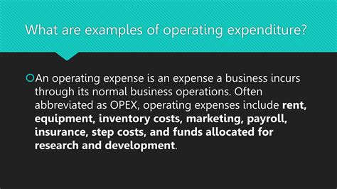 Image result for Operating Expenditures