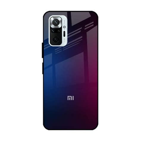 Mix Gradient Shade Mi Redmi Note 10 Pro Glass Back Cover - Flat 35% Off ...