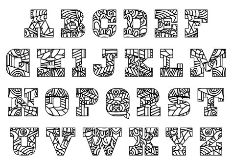 Alphabet Free Printables - Printablee