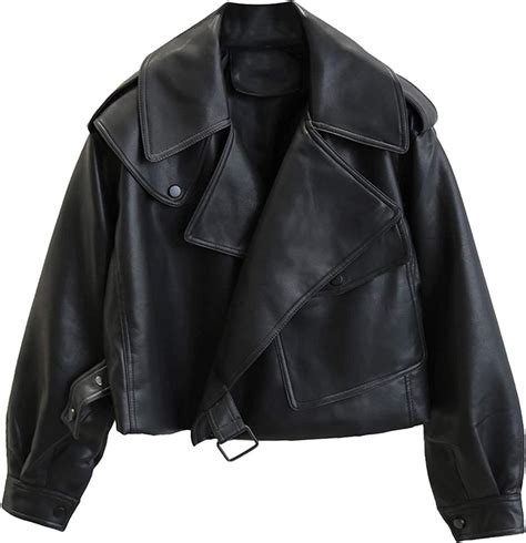 Oversized Black Leather jacket for Women's - Hollywood Leather Jackets