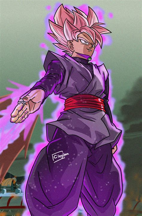 ArtStation - Goku Black Super Saiyan Rosé Fan Art